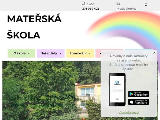 mateřská škola zbiroh