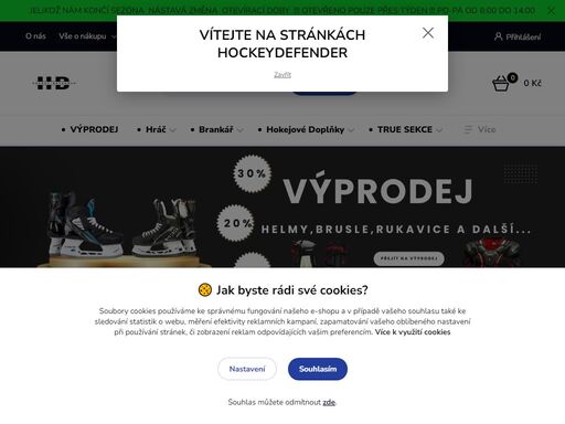 hokejové vybavení