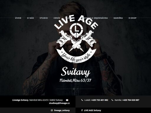 nabízíme velmi kvalitní tetování ve svitavách. naši zkušení tatéři si poradí s jakýmkoliv vzorem. přijďte se přesvědčit. liveage tattoo svitavy