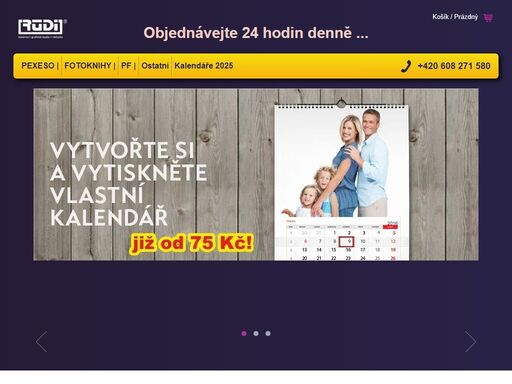 kalendář, fotokniha, puzzle, hrnek, blok, album, fotokalendář