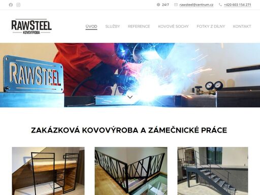 zakázková kovovýroba a zámečnické práce
