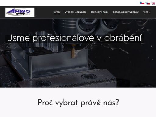 firma anavo group s.r.o. vznikla v roce 1998 a jejím hlavním předmětem podnikání je strojírenská výroba. výrobním programem firmy je produkce dílců formou třískového obrábění i realizace složitějších svařenců a konstrukčních dílců včetně jejich mechanického opracování. veškerá výroba je zhotovována na základě technické dokumentace dodané...