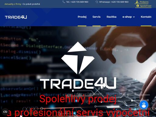 spolehlivý prodej a servis. poskytujeme široký výběr produktů a garanci kvality. využijte naše profesionální služby.