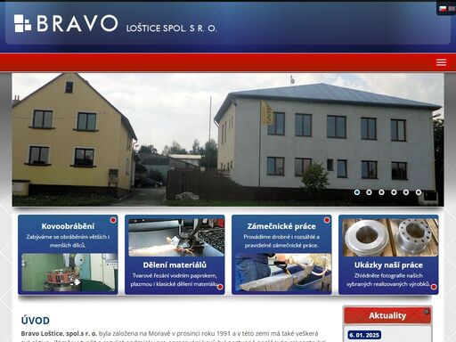 bravo loštice, spol. s r.o. je spolehlivým partnerem v oblasti výroby strojních součástí.