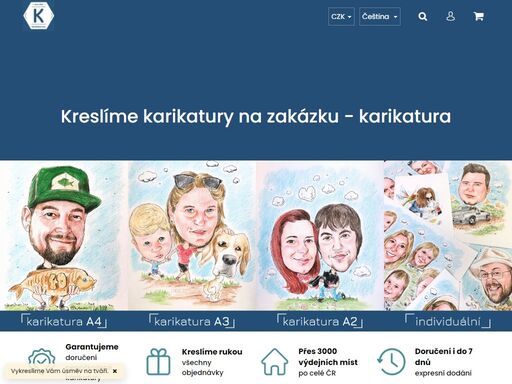 nakreslíme karikaturu i vám. originální karikatury kreslené poctivou rukou  za super ceny




toužíte obdarovat své blízké opravdu originálním a osobitým dárkem, nestíháte nic vyrobit, nebo zkrátka nemáte talent se do vyrábění dárku pustit sami? věnujte obrázek, který potěší a zároveň pobaví. nechte si u nás…