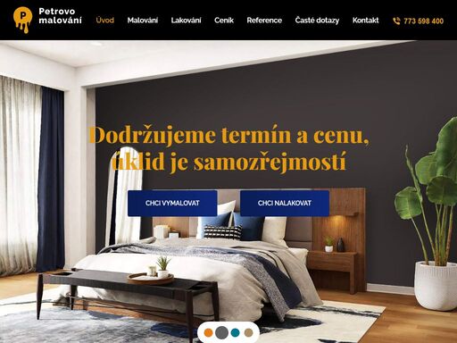 malování pokojů a lakýrnické práce praha - petrovo malování s.r.o. - malování, které přináší radost do vašeho domova