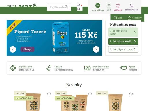 největší obchod s yerba maté v česku a na slovensku. široký výběr těch nejlepších druhů a značek.