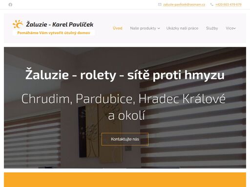 dodáváme, montujeme a opravujeme žaluzie, rolety a sítě do oken v chrudimi, pardubicích a hradci králové. kvalita, rychlé dodání, dostupné ceny.