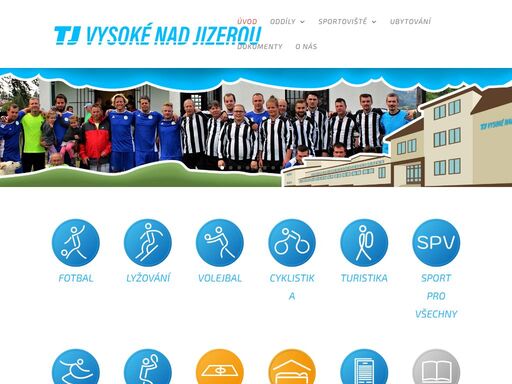 tělovýchovná jednota vysoké nad jizerou nabízí sportovní vyžití v několika aktivních oddílech. k dispozici má vlastní sportoviště. fotbal, lyžování, volejbal, gymnastika a mnoho dalších.