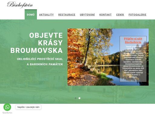 ideální dovolená v uzavřeném areálu na okraji adršpašsko-teplických skal pro rodiny s dětmi, ubytování škol, školních výletů, adaptačních pobytů.