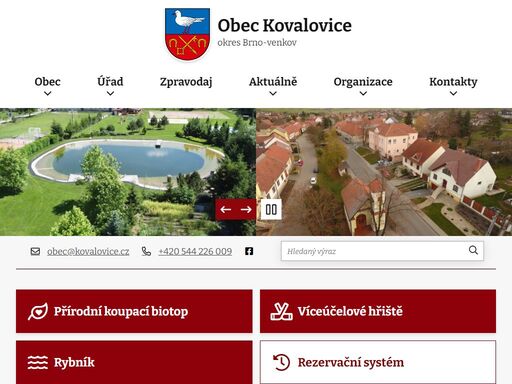 obec kovalovice