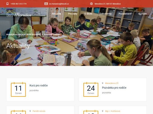 masarykova základní škola morašice. příjemná pracovní atmosféra, rodinné prostředí, kamarádské vztahy, to vše můžete v naší škole najít.