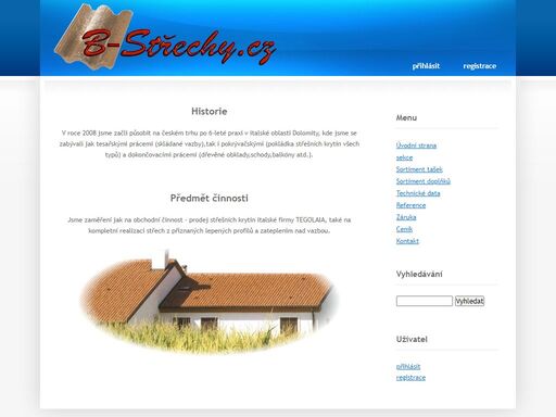 střešní krytina tegolaia, realizace střech