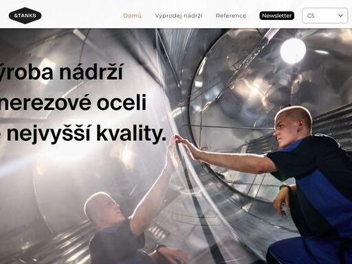 vyrábíme z nerezové oceli tanky, nádrže na víno a jiné tekutiny, nádrže s plovoucím víkem, chladicí boxy, vinofikátory, dopravníky, vynášecí pásy, zařízení pro plnění lahví pl - plniče lahví, vystřikovačky lahví, zařízení pro malé pivovary, mlýnkoodznkovače, dodává čerpadla, filtry a další zařízení pro vinaře, potravinářský, chemický i farmaceutický průmysl. naší výrobou z nerez oceli vyhovíme i jiným požadavkům na výrobky dle přání zákazníka.