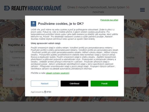 realitní inzerce pro okres hradec králové. nemovitosti na prodej či k pronájmu, prověřené rk i nabídky bez realitky.