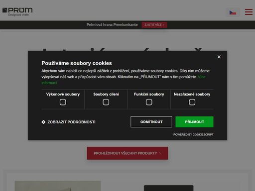 interiérové dveře prüm v sobě snoubí krásné provedení dveří, německou kvalitu a dlouhou životnost za rozumnou cenu. díky rozsáhlé síti prüm partnerů jsou dveře snadno dostupné našim zákazníkům. vyberte si ty správné dveře přesně pro vás.