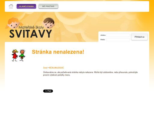 mš m. majerové - mateřské školy - svitavy