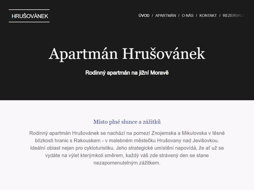 hrušovánek, rodinný apartmán, levné ubytování jižní morava, pálava, znojmo, mikulov, cykloturistika, vinařská oblast, dovolená na moravě užijte si pohodovou dovolenou v rodinném apartmánu hrušovánek. ochutnejte víno, vyrazte na cyklostezky a objevte krásy jižní moravy mezi znojmem a mikulovem.
