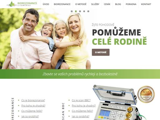 zbavte se vašich problémů rychle a bezbolestně za pomoci biorezonanční terapie.