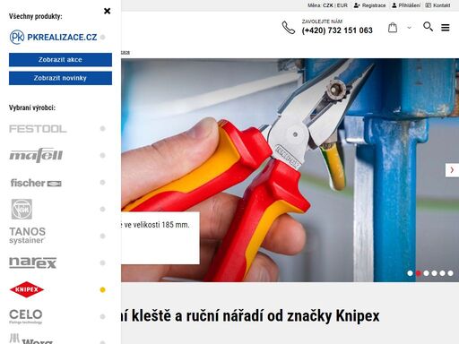 e-shop pro ruční nářadí knipex. kvalitní profi kleště s dlouhou životností, klíče, ráčny, šroubováky či sady. izolované pro elektrikáře i mechaniky.