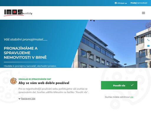 jsme imos facility, a.s. nabízíme pronájem nemovitostí ??, bytů a nebytových prostor, ubytovací služby a poskytování služeb spojených s pronájmem. ?? vše v brně a blízkém okolí.