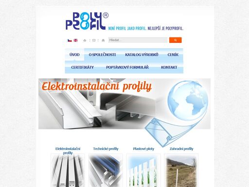 elektroinstalační materiál, plastové ploty, technické profily pvc, zahradní profily polyprofil, plastové kůly, ohrady, vinařský sloupek, plastový sloupek, plastová tyč, ohrady pro dobytek.