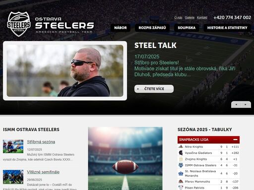 www.ostravasteelers.cz