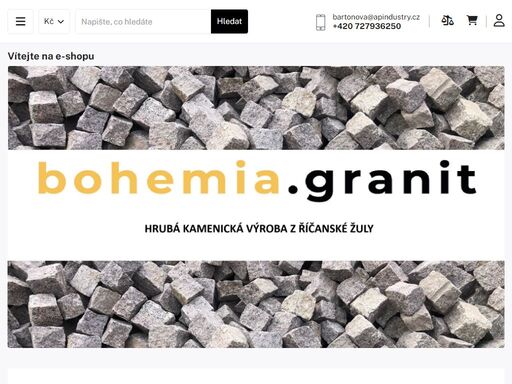toto je váš nový e-shop - bohemia granit