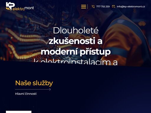 profesionální elektroinstalace, revize, měření a regulace, výroba rozvaděčů, fotovoltaika i školení elektrikářů. kvalitní služby s odborným přístupem a špičkovým vybavením.