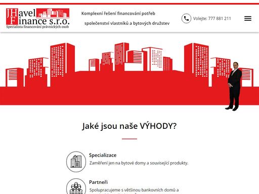 komplexní řešení financování potřeb společenství vlastníků a bytových družstev