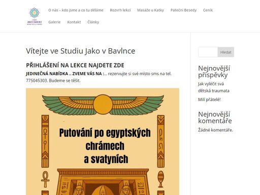 poskytujeme služby péče o člověka: cvičení, jga, masáže, psychologické poradenství, osobnostní rozvoj, podpora rodičů a dětem