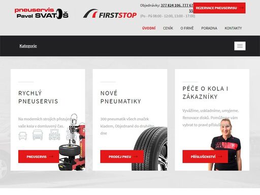 hledáte kvalitní pneuservis v blízkosti města plzeň, kde vám pneumatiky nejen vymění, ale i prověří vaše disky.