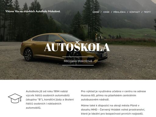 autoškola již od roku 1994 nabízí výcvik řidičů osobních automobilů (skupina b), kondiční jízdy a školení řidičů osobních i nákladních automobilů.