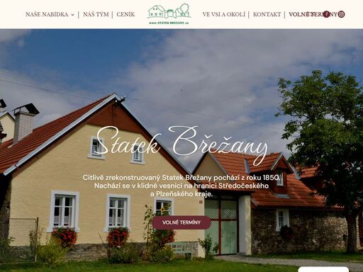 statek břežany ve středních čechách nabízí stylové a komfortně vybavené prostory pro svatby, pobyty přátel, firemní akce, a sportovní pobyty.