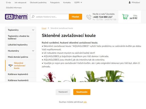 ručně vyráběné, foukané skleněné zavlažovací koule.• skleněné zavlažovací koule "aquaglobes" vyřeší vaše problémy se zaléváním květin po dobu vaší