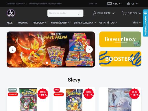 mewtwo.eu je e-shop plný skvělých pokémon produktů a kusových karet všech druhů. chybí vám nějaká karta do sbírky? zastavte se u nás, jsme jako vy fanoušky pokemon tcg