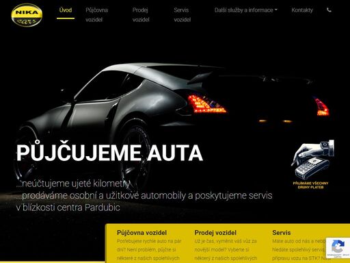 půjčujeme auta v pardubicích, vyberte si z nabídky našich vozů, nebo vyměňte svůj ojetý vůz za novější. nabízíme dále servis, stk a ubytování.