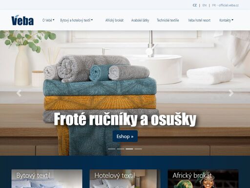 
		kvalitní české damaškové povlečení a ubrusy, froté ručníky, osušky a župany - bytový textil, hotelový textil a reklamní textil. jsme největší výrobce žakárských tkanin ze 100% bavlny. staletá tradice a zkušenosti, spolu s nejmodernější technikou a technologií jsou základním předpokladem pro kvalitu naší produkce.