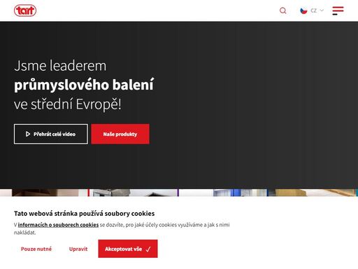 jsme leaderem v oblasti průmyslového balení. vyrábíme a dodáváme široké spektrum obalových materiálů (kartonáž, pe fólie, stretch fólie, bublinková fólie, po fólie, vázací pásky, lepicí pásky, pěnový pe, polystyren, kompostovatelné obaly), balicí stroje a termoreflexní stavební fólie. zajišťujeme rovněž vývoj obalů na míru, antikorozní ochranu, exportní balení a řadu doprovodných služeb. 