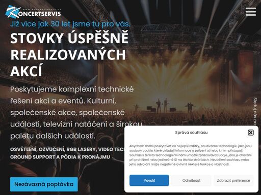 technické řešení akcí a eventů. kulturní, společenské akce, události, televizní natáčení a širokou paletu dalších událostí. pronájem a prodej vybavení.