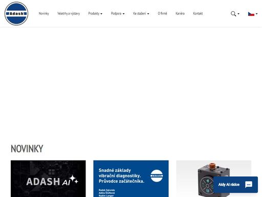 zabýváme se vývojem a výrobou zařízení a softwaru pro oblast vibrační diagnostiky
a monitorování provozního stavu strojů - rozumíme řeči vibrací