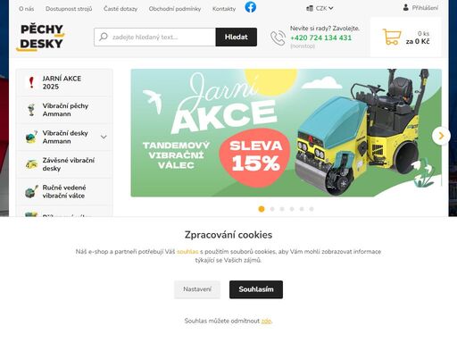 vibrační pěchy, desky, ručně vedené válce a příkopové válce, lehké tandemové vibrační válce a minifinišery značky ammann.