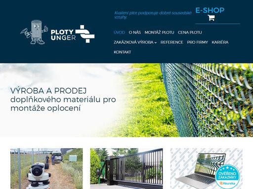 prodej kompletního sortimentu plotů a pltových dílů včetně profesionální montáže plotů.