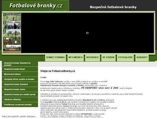 nabízíme výrobu a prodej bezpečných fotbalových branek pro fotbalové kluby v celé české republice. fotbalové tribuny,  postřikovač za traktůrek