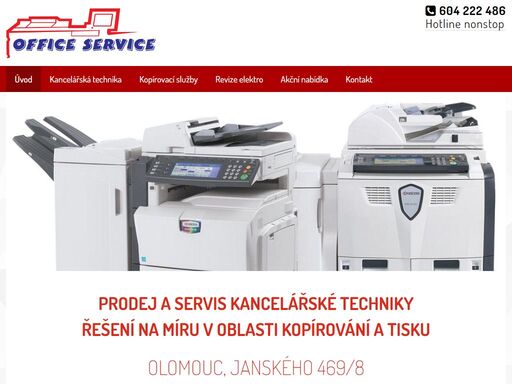 prodej a servis kancelářské techniky olomouc, kopírovacích strojů, tiskáren a faxů. copycentrum olomouc. prodej spotřebního materiálu všech typů kopírek a tiskáren.