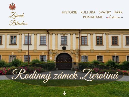 zámek bludov je domovem rodiny mornstein-zierotin. brány zámku se otevírají pro pořádání svateb a konání kulturních událostí.
