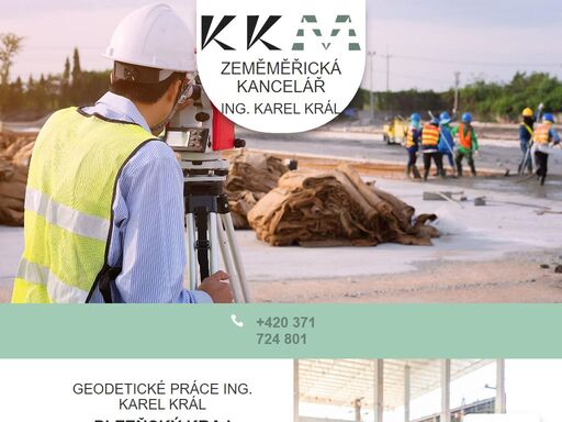 geodetická kancelář ing. karla krále vám nabízí veškeré geodetické práce autorizovaného geodeta.