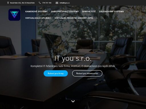 nabízíme it služby s kompletním řešením pro vaši firmu, instituci, či domácnost pro lepší zítřek. zabýváme se instalací kamerového systému