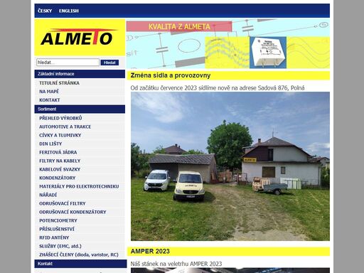 almeto - dodavatel odrušovacích filtrů