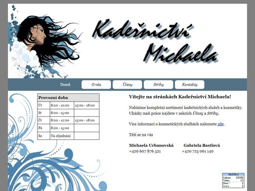 kadeřnictví,střihy,barvení,melíry,svatební účesy,společenské účesy 